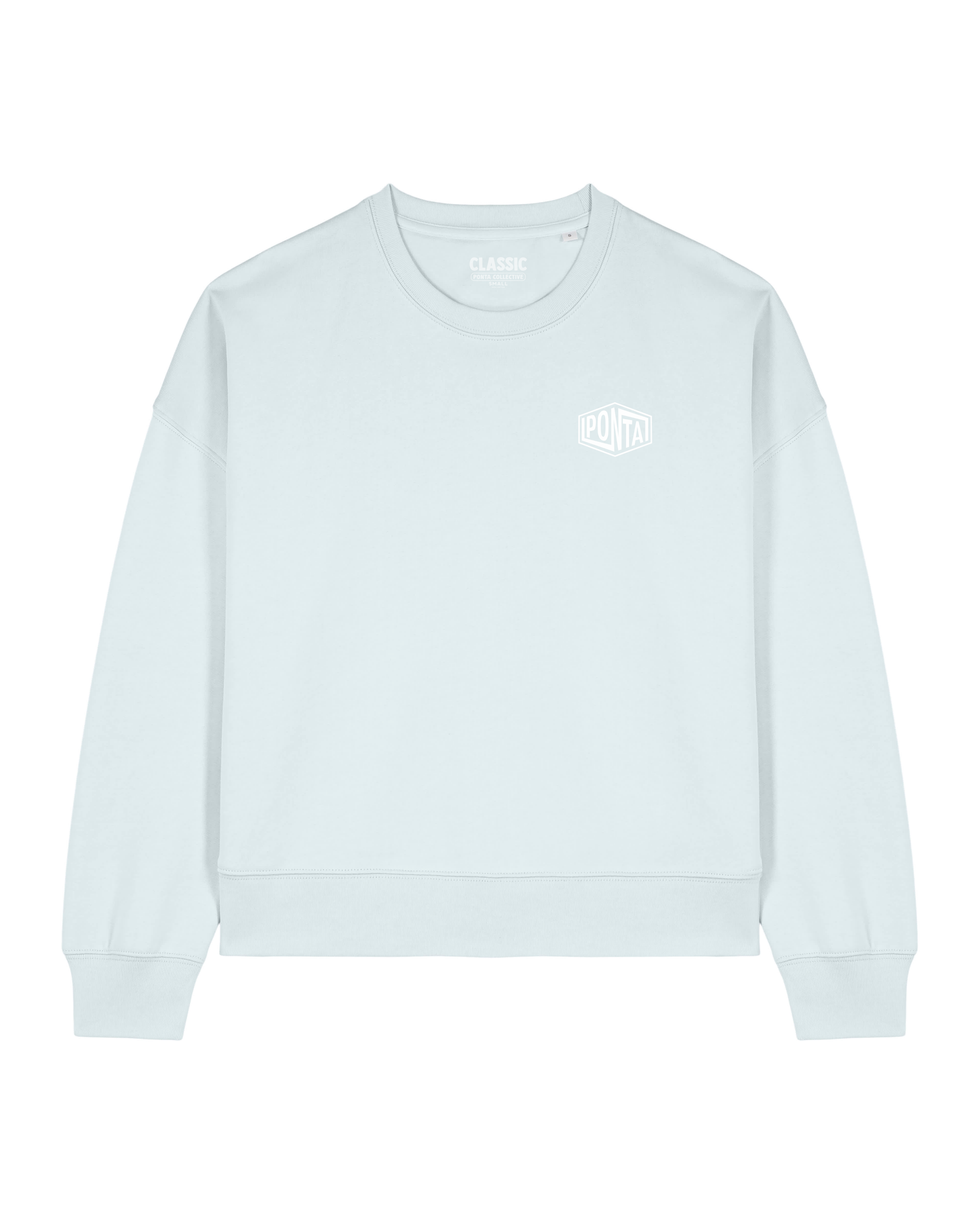 SWEAT WOMEN BRODERIE BLUE LIGHT