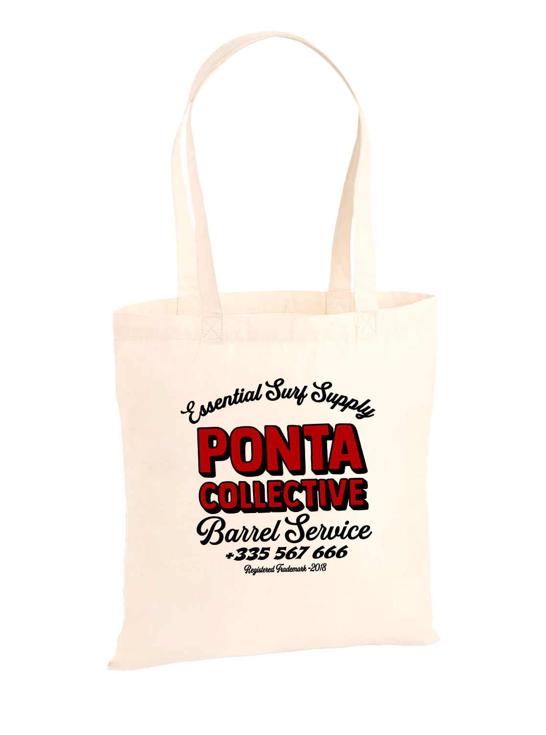 TOTE BAG BARREL SERVICE - ROUGE