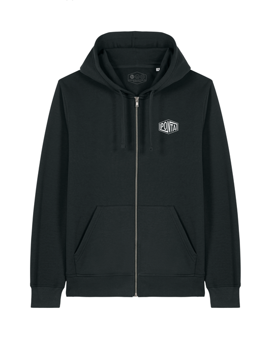 SWEAT ZIP BLACK CLASSIC